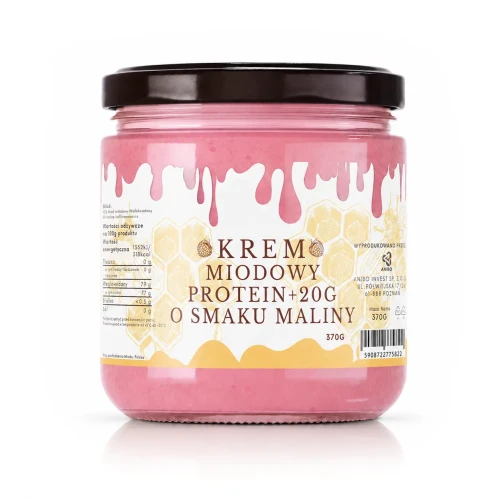 krem miodowy protein o smaku maliny PROTEIN.webp