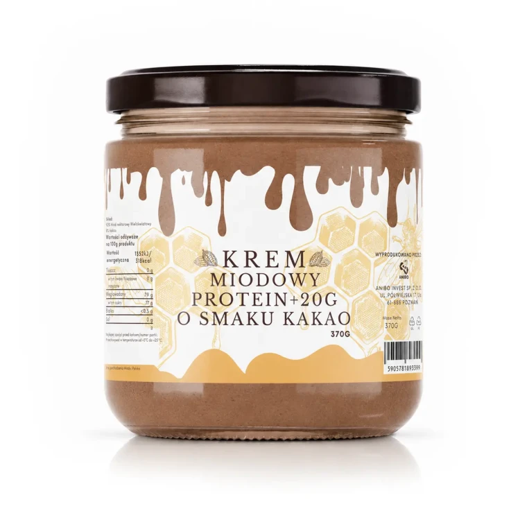 krem miodowy protein o smaku kakao PROTEIN.webp