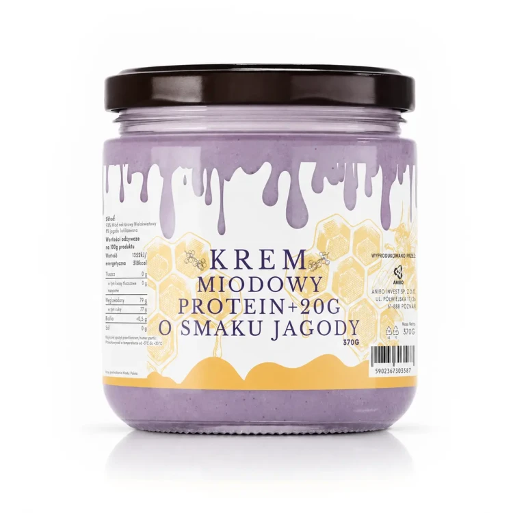 krem miodowy protein o smaku jagody PROTEIN.webp